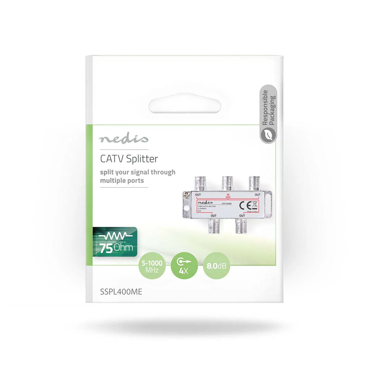CATV-Splitter 5 - 1000 MHz - Tussenschakeldemping: 4.2 dB - 75 Ohm - Image 7