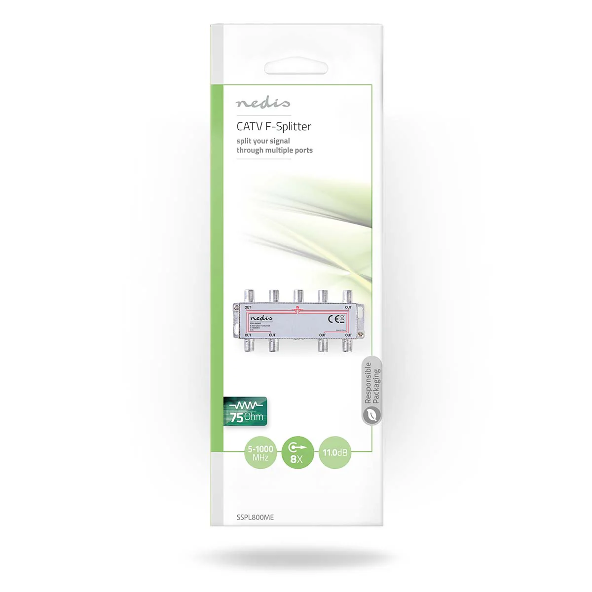 CATV-Splitter 5 - 1000 MHz - Tussenschakeldemping: 4.2 dB - 75 Ohm - Image 9