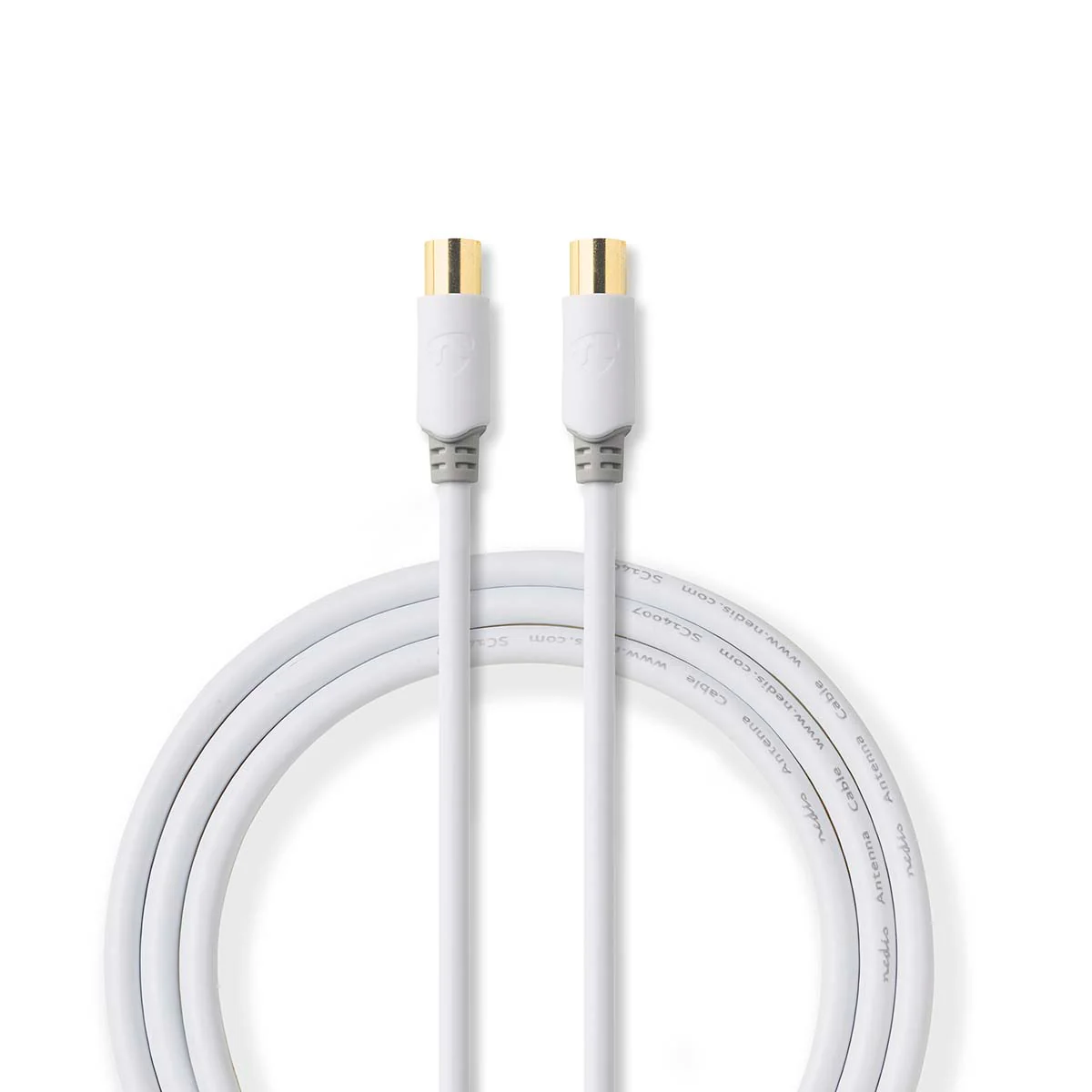 Coaxkabel IEC (Coax) Male - IEC (Coax) Female - Verguld - Image 4