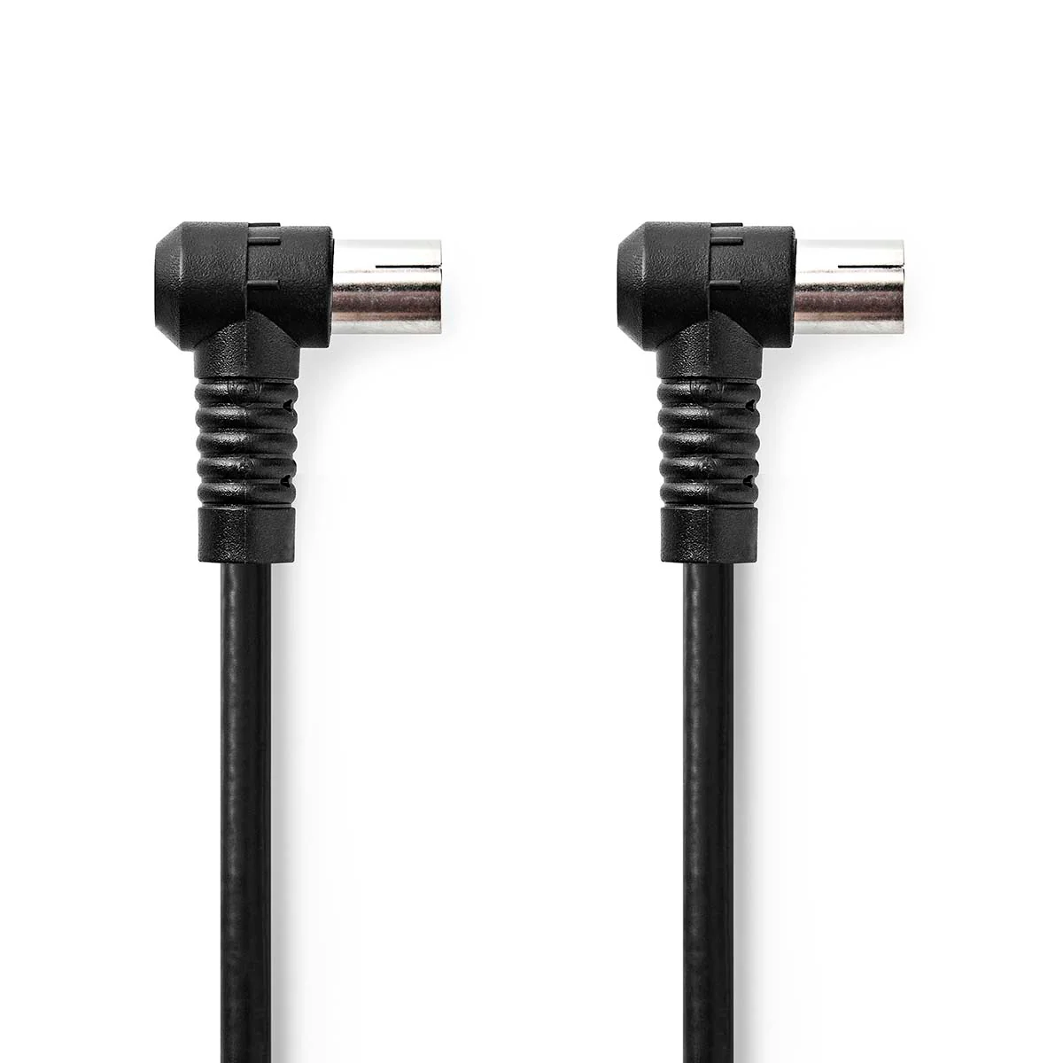 Coaxkabel IEC (Coax) Male - IEC (Coax) Female - Vernikkeld