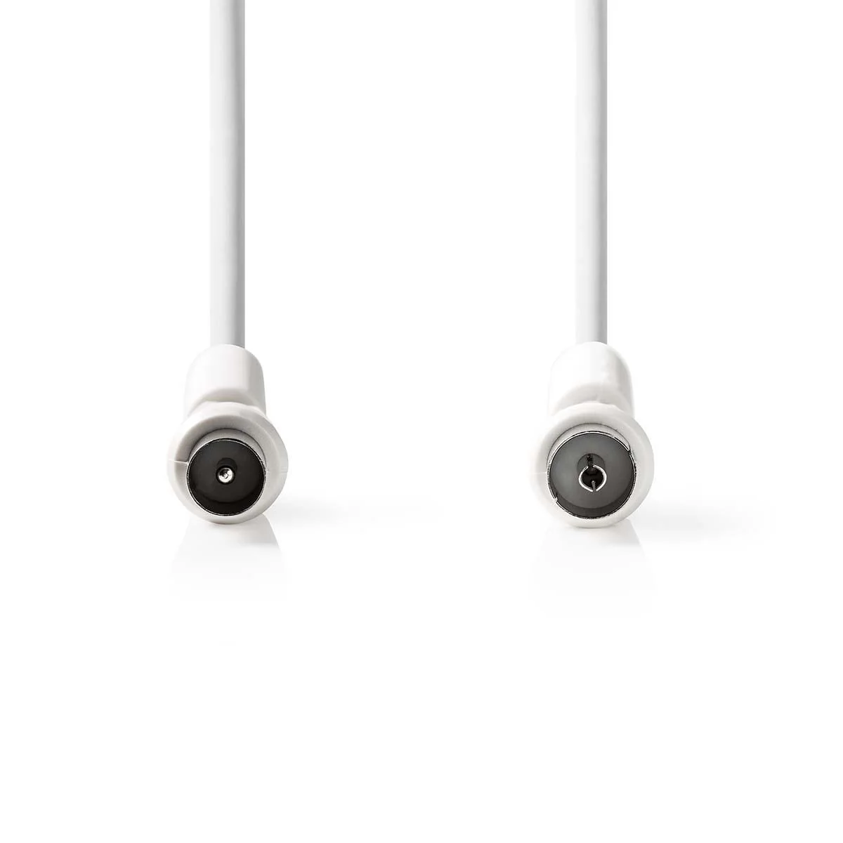 Coaxkabel IEC (Coax) Male - IEC (Coax) Female - Vernikkeld - Image 2