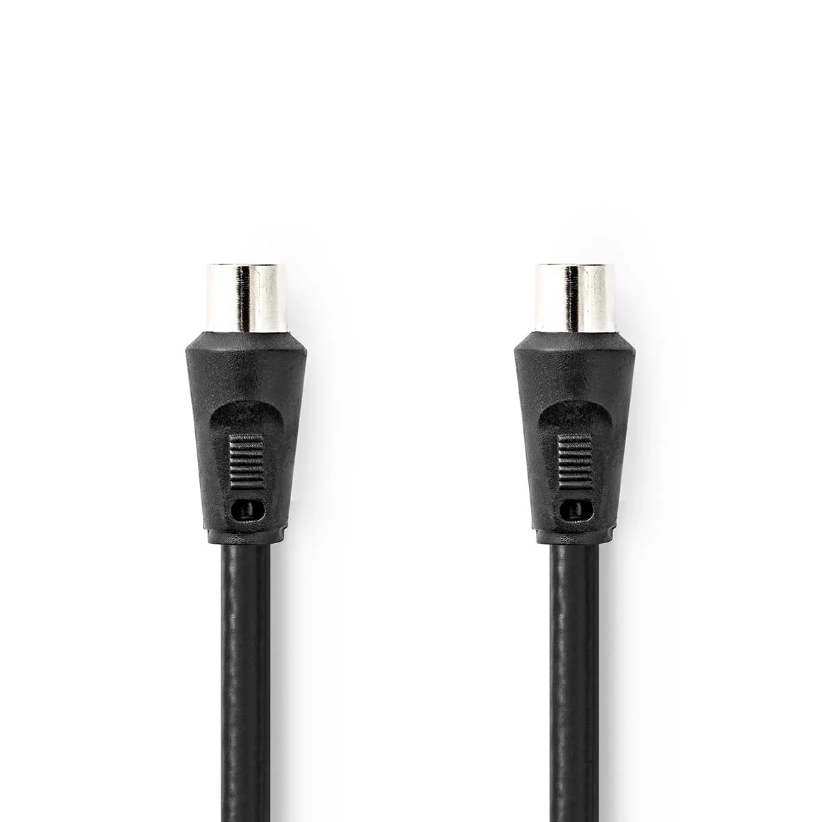 Coaxkabel IEC (Coax) Male - IEC (Coax) Male - Vernikkeld