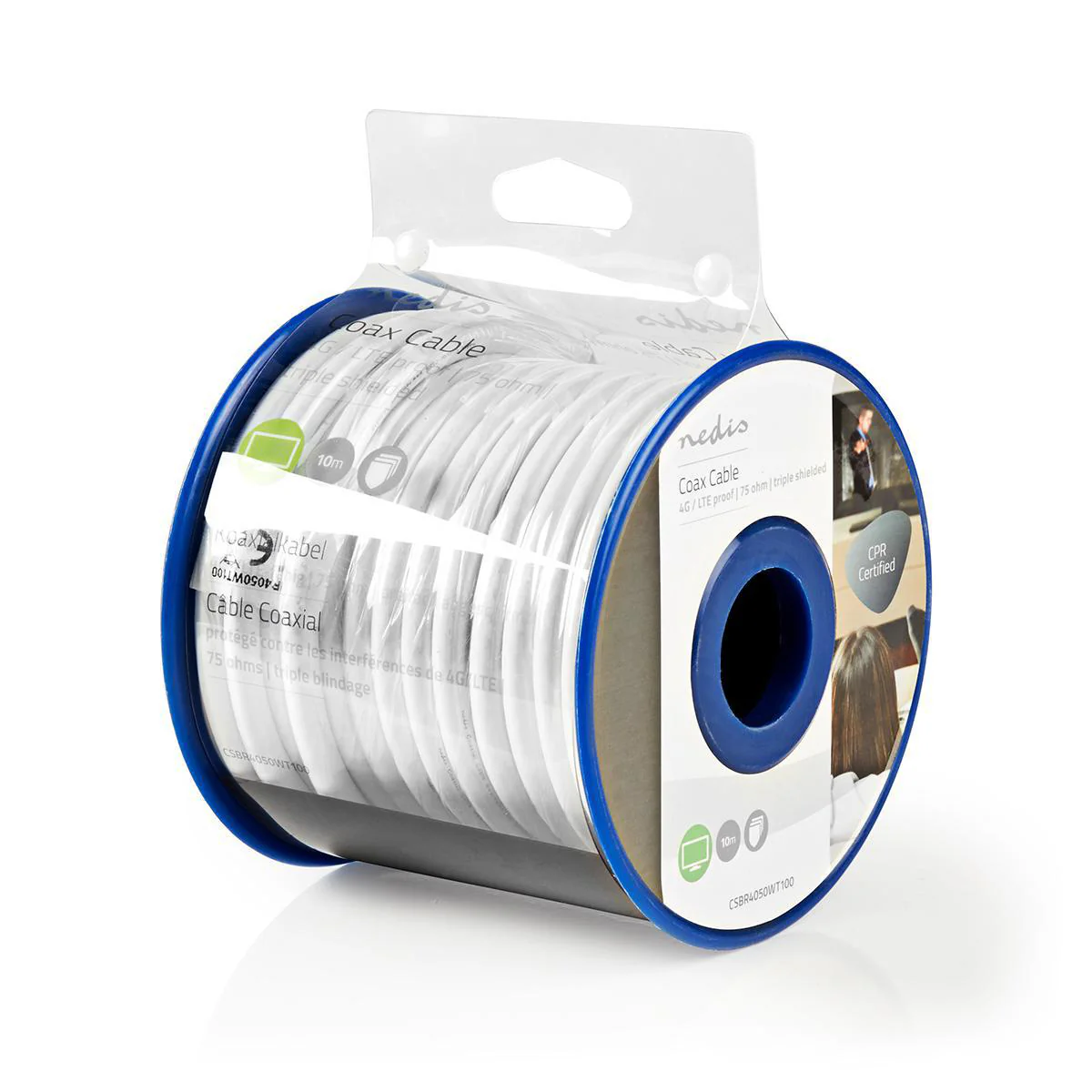 Coaxkabel op Haspel 4G / LTE Secure - 75 Ohm - Drievoudig Afgeschermd - Image 3