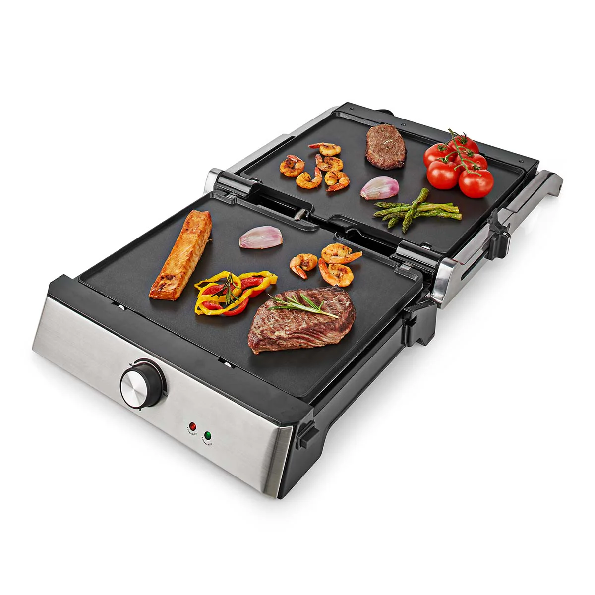 Contact Grill 2000W - 29 x 23 cm - Regelbare temperatuur - Image 6