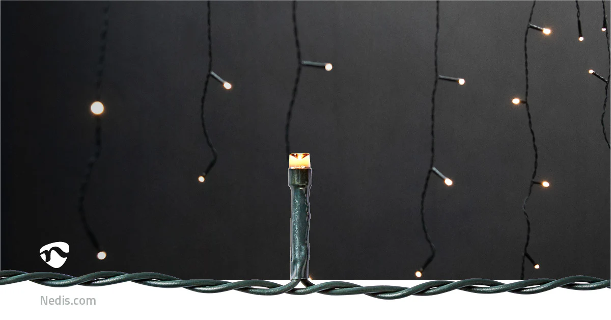 Decoratieve IJspegel Verlichting 360 LED's - Warm Wit - 9.00m - Image 14