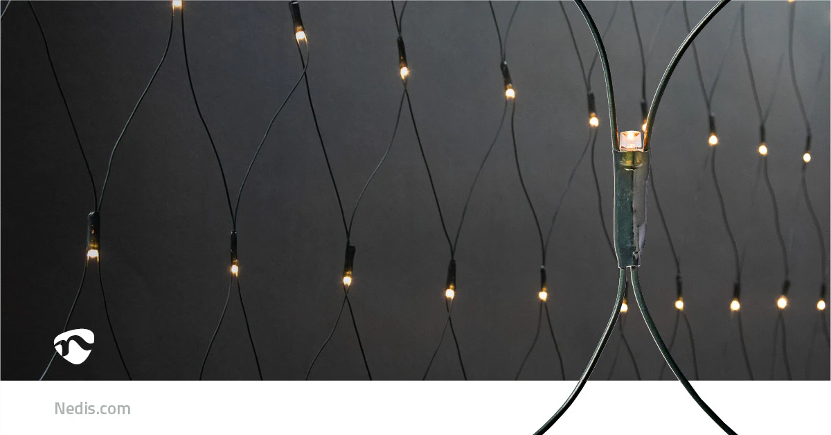 Decoratieve Net Verlichting Warm Wit - 320 LED's - 3 x 1.5 m - Image 13