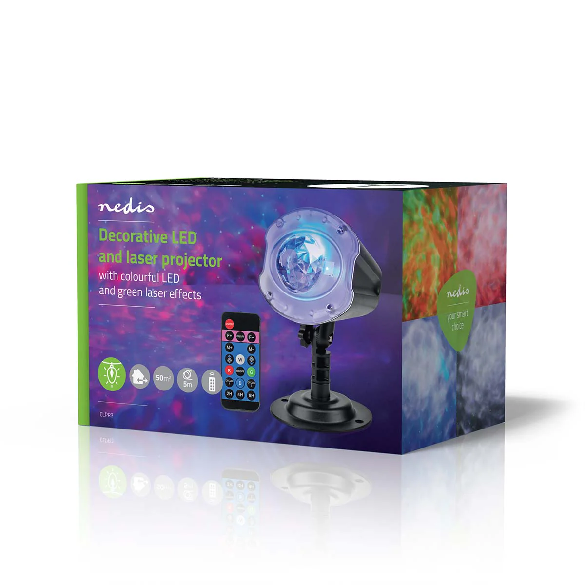 Decoratieve Verlichting LED- en laserprojector - Kleurrijke LED en groene laser - Binnen & Buiten - Image 18