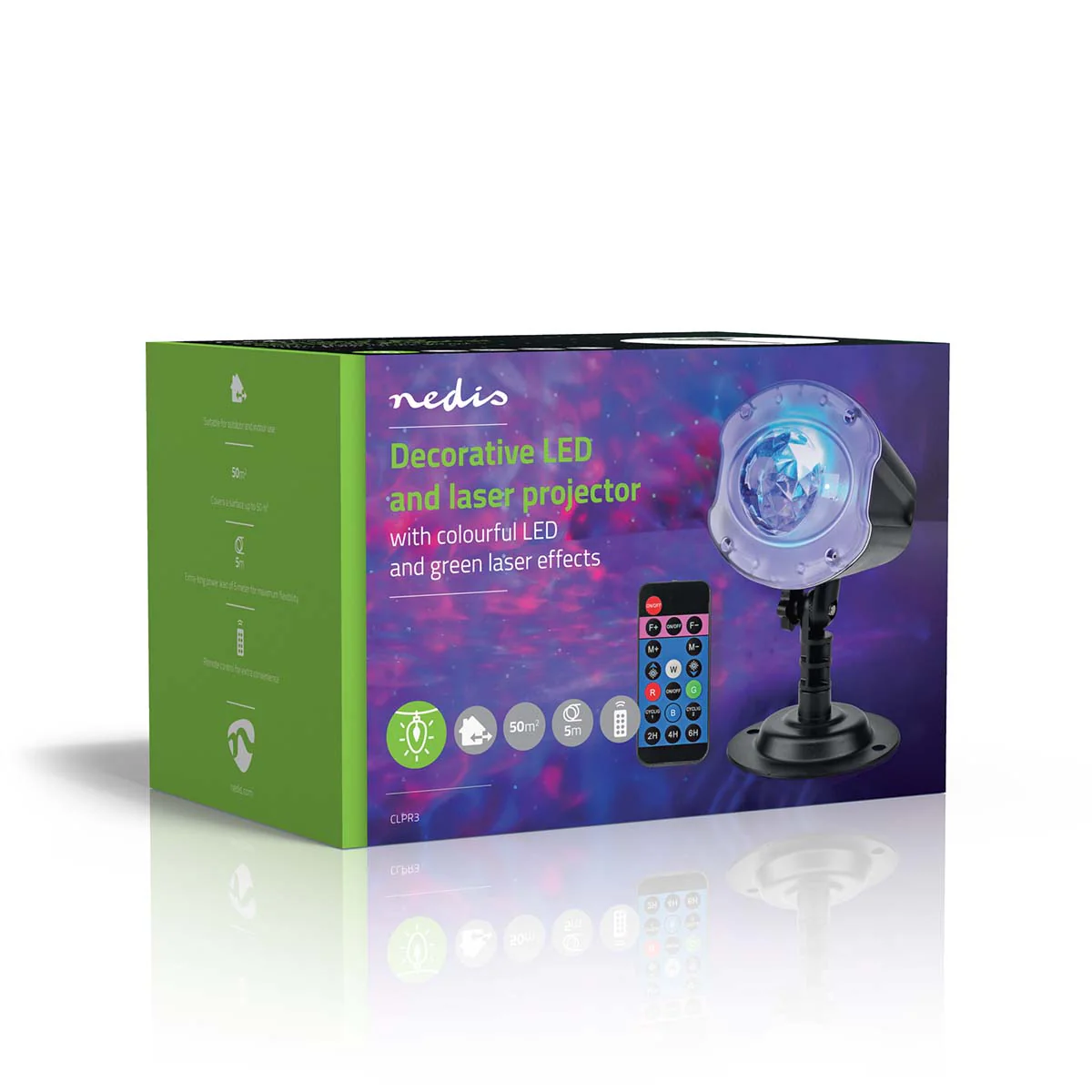 Decoratieve Verlichting LED- en laserprojector - Kleurrijke LED en groene laser - Binnen & Buiten - Image 19