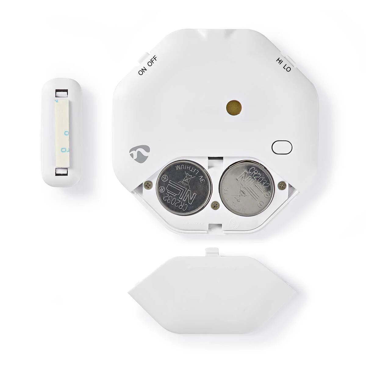 Deur- en raamalarm met sirene Magnetische sensor - Batterij Gevoed - 2x CR2032 - Image 3