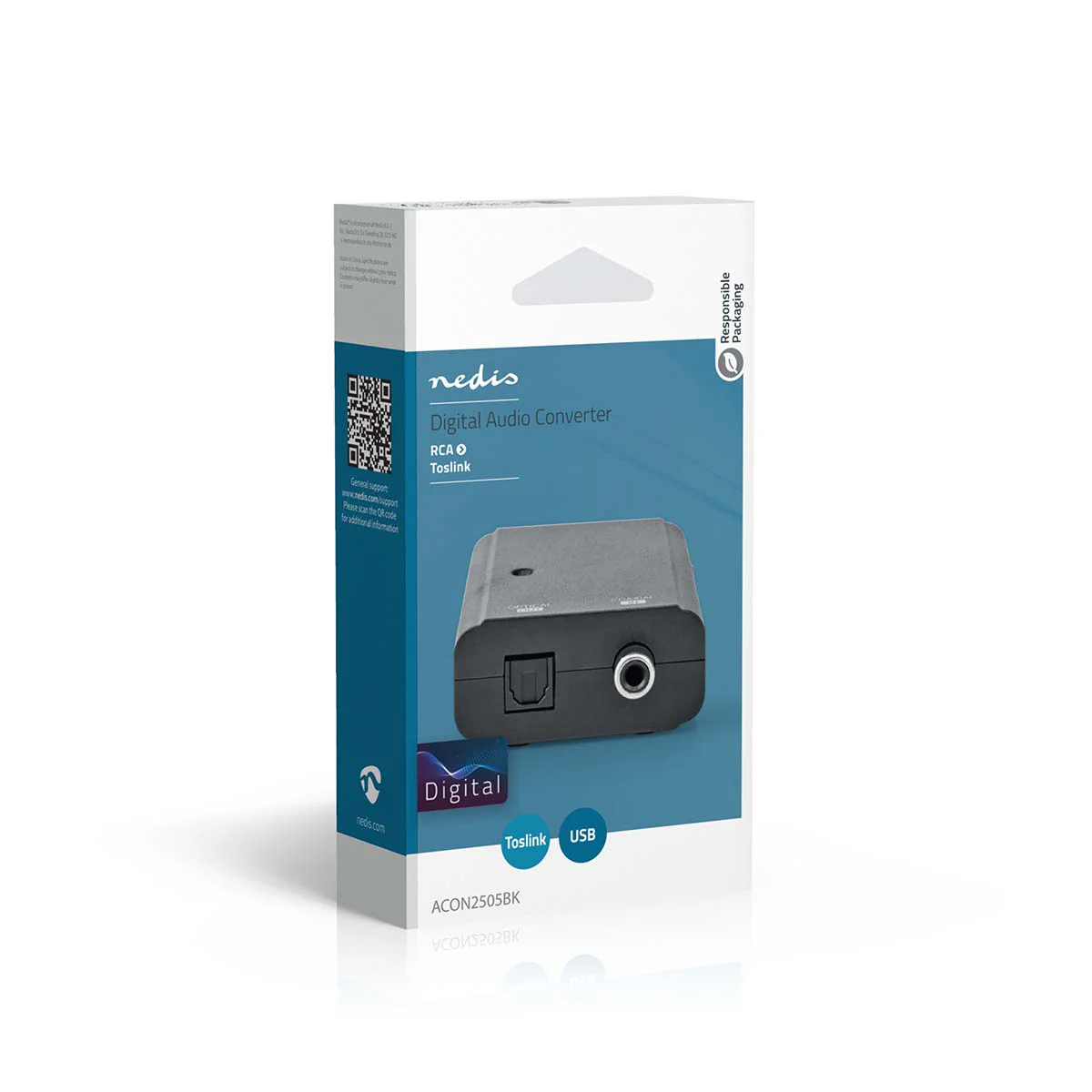 Digitale Audioconverter 1-weg - Ingangen audio / video / data: 1x S/PDIF - Uitgangen audio / video / data: TosLink Female - Image 10