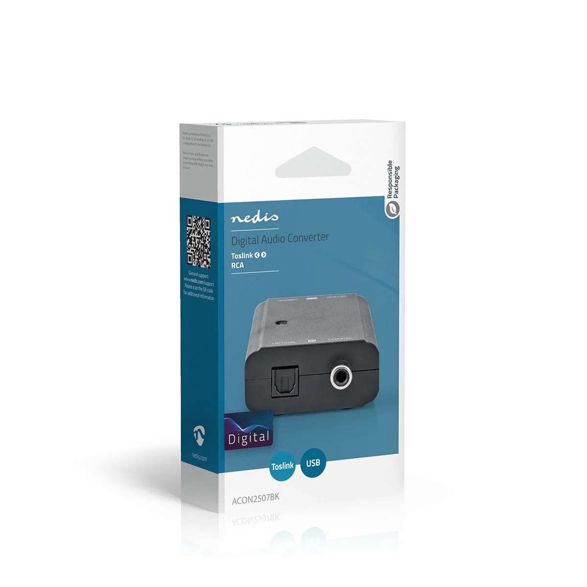 Digitale Audioconverter 2-wegs - Ingangen audio / video / data: 1x S/PDIF (RCA) Female / 1x Toslink Female - Uitgangen audio / video / data: 1x S/PDIF (RCA) Female / 1x TosLink Female - Image 10