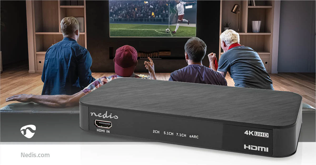 Digitale Audioconverter 2-wegs - Ingangen audio / video / data: DC Power / 1x HDMI™ Input - Uitgangen audio / video / data: 1x 3.5 mm / 1x TosLink / 3x HDMI™ Output - Image 13