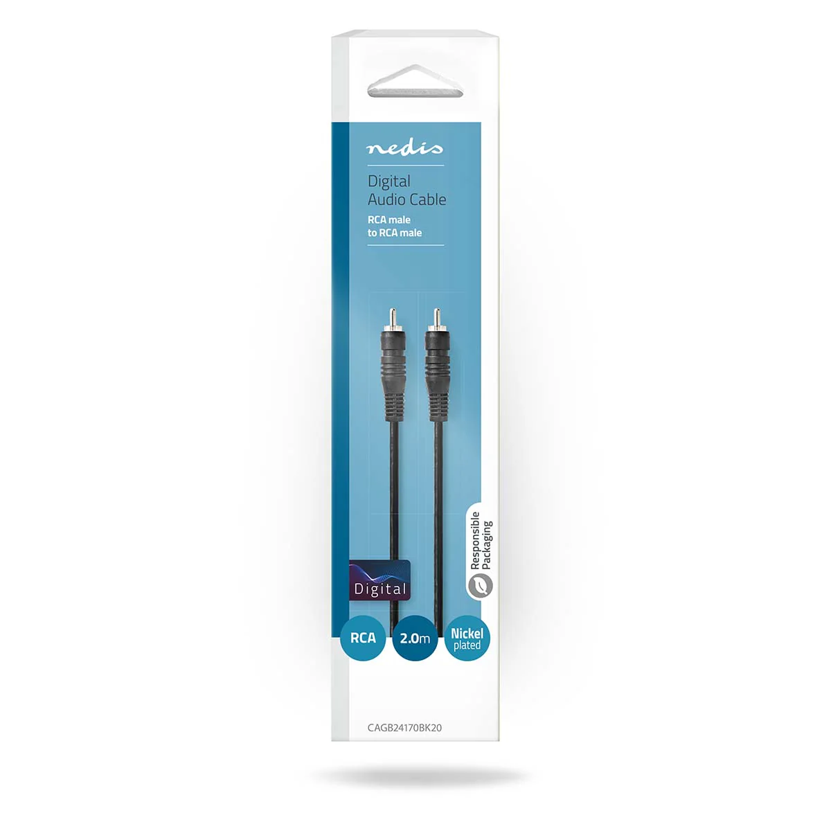 Digitale Audiokabel RCA Male - RCA Male - Vernikkeld - Image 4