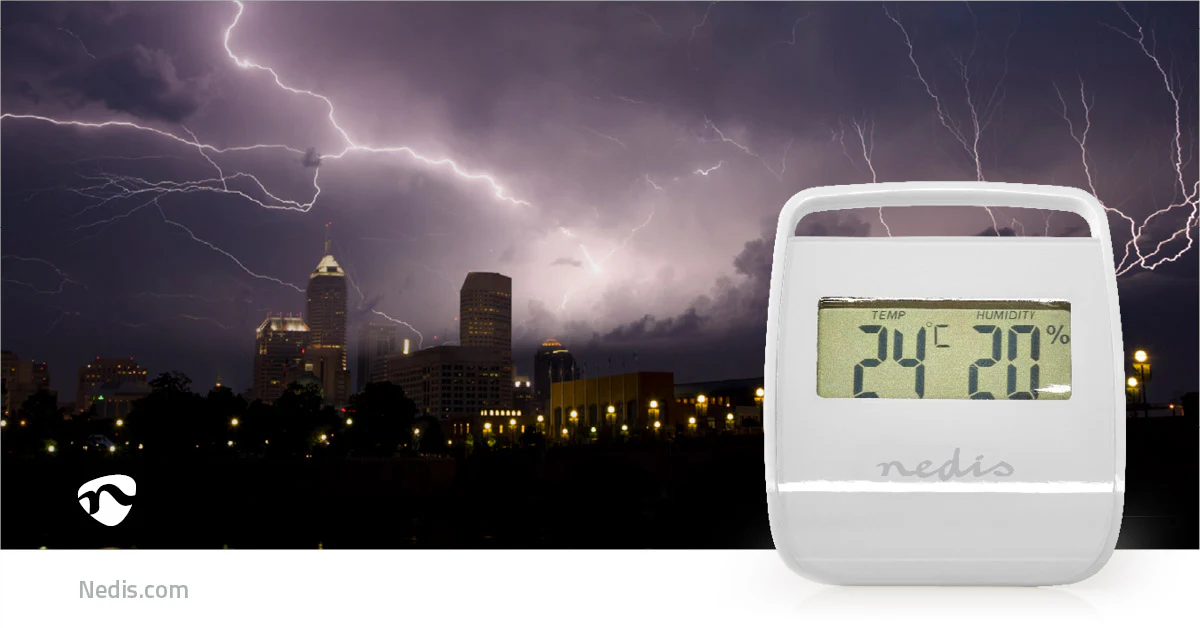 Digitale thermometer Binnen - Binnentemperatuur - Luchtvochtigheid binnenshuis - Image 8
