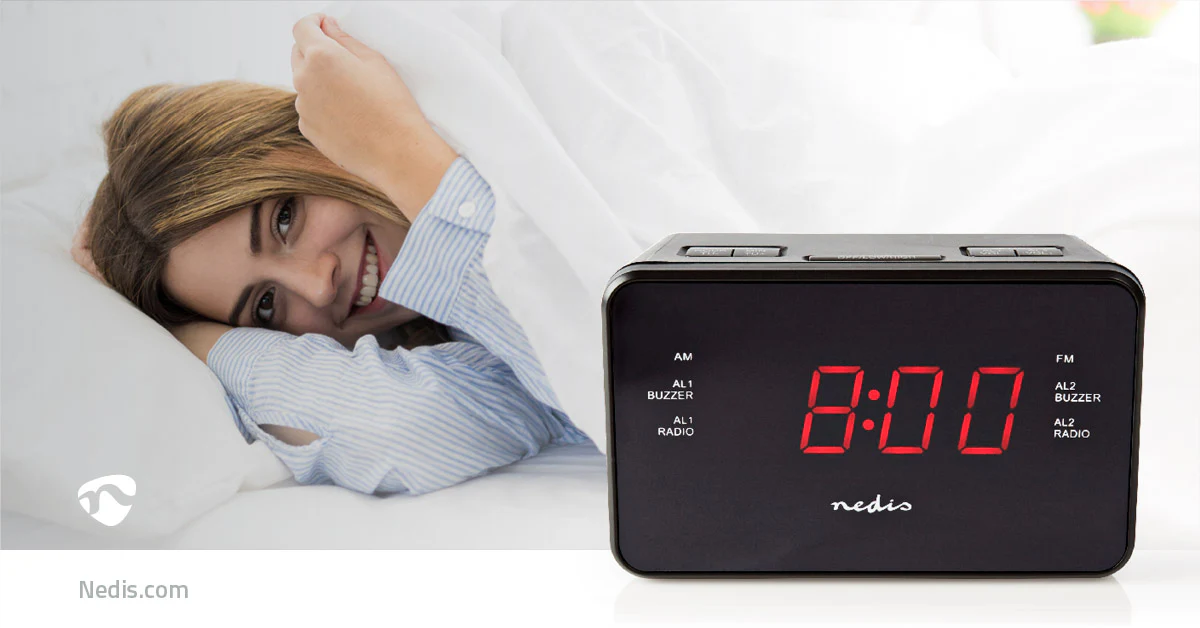 Wekkerradio LED - 1x 3.5 mm Audio Input - Tijdprojectie - Image 10