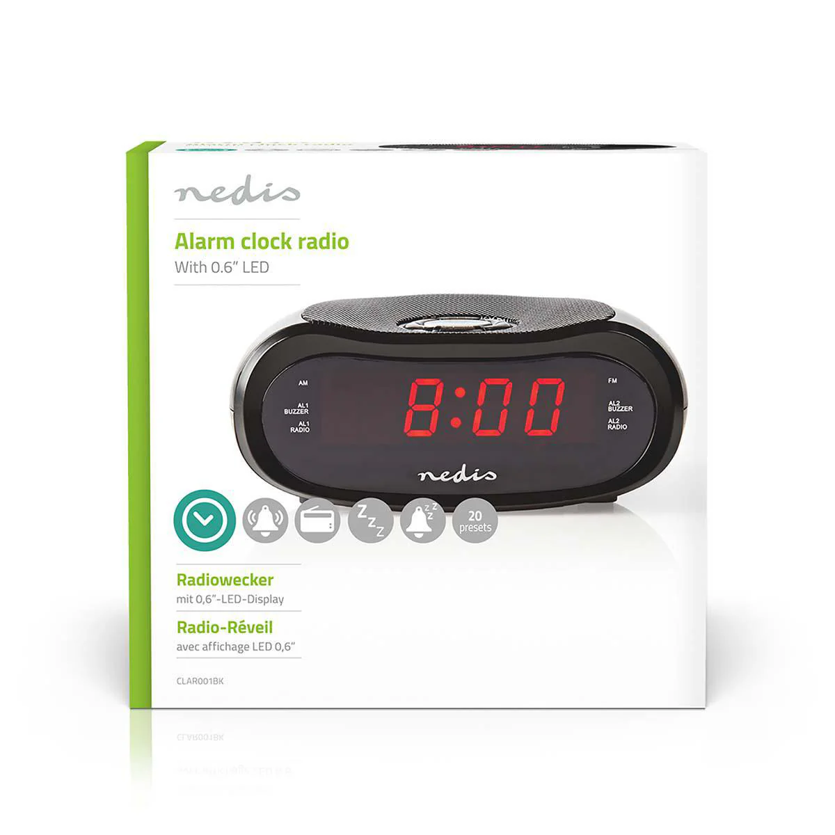 Wekkerradio LED - AM / FM - Snoozefunctie - Image 6