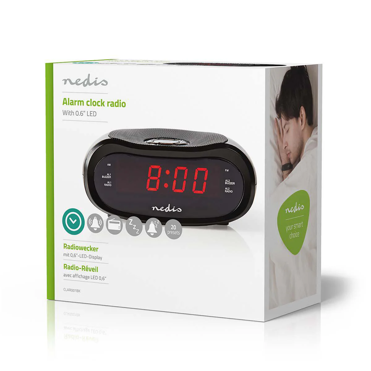 Wekkerradio LED - AM / FM - Snoozefunctie - Image 7