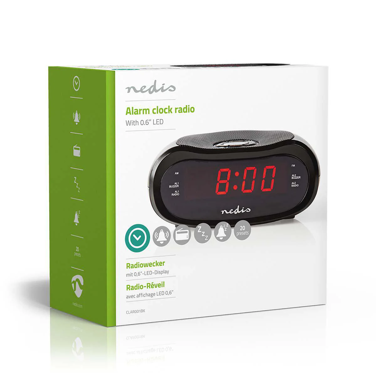 Wekkerradio LED - AM / FM - Snoozefunctie - Image 8