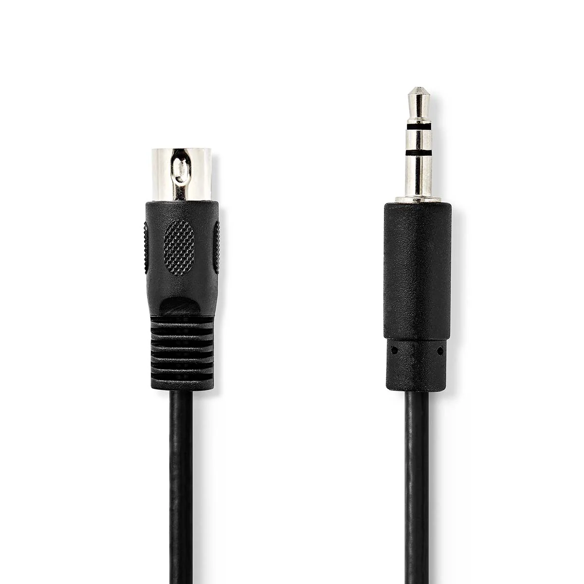DIN-Audiokabel DIN 5-Pins Male - 3,5 mm Male - Vernikkeld