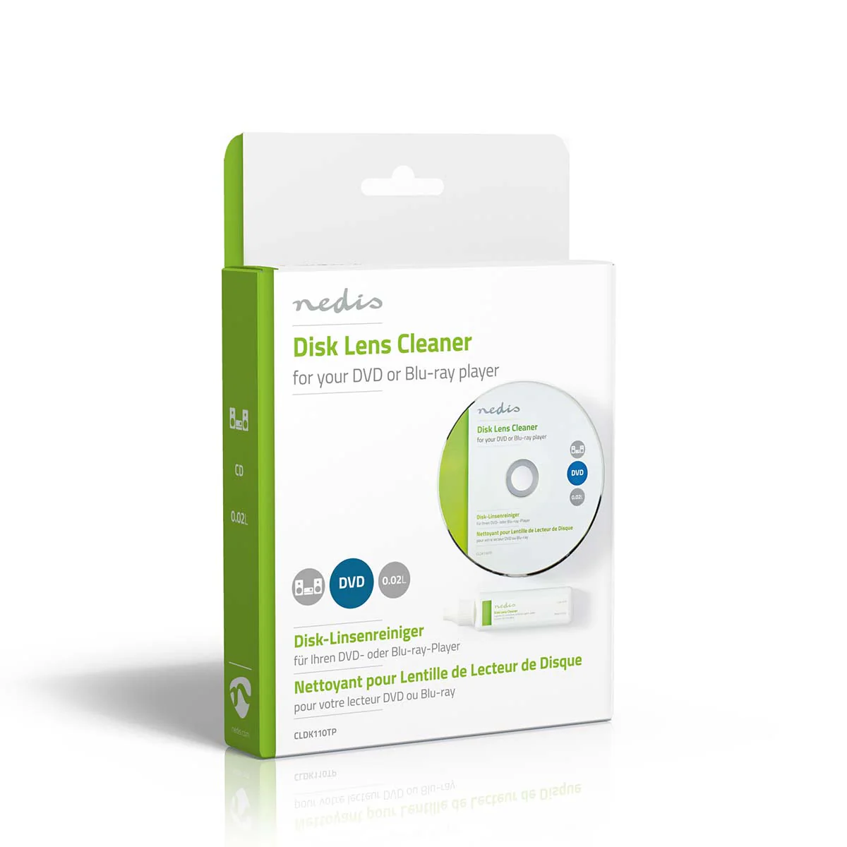 Disc Lensreiniger Reinigingsschijf - 20 ml - Blu-ray-Speler / DVD-Speler - Image 5