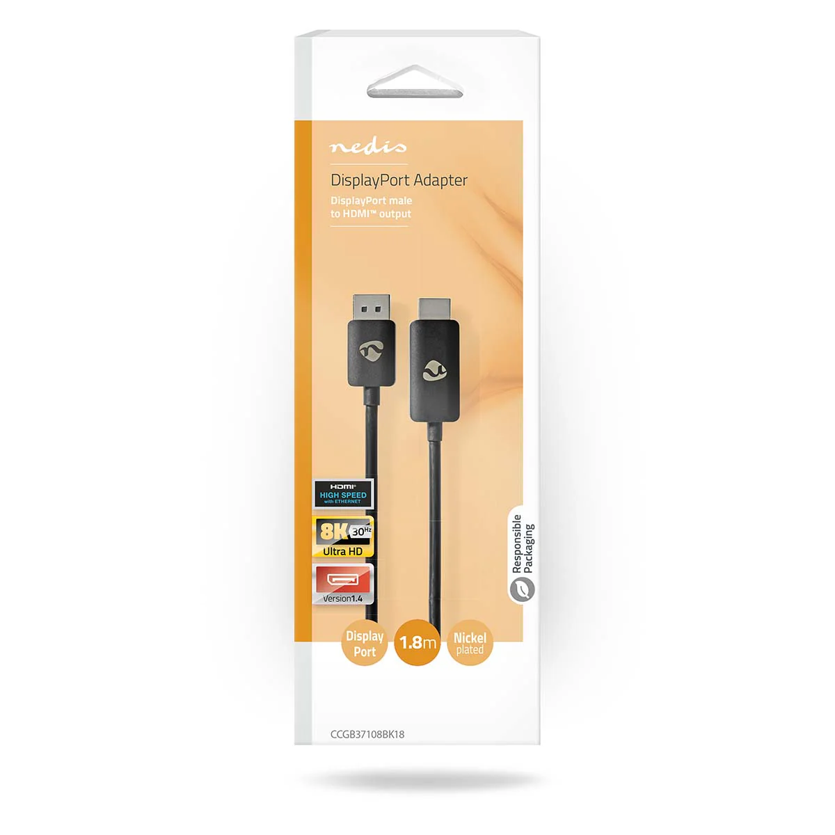 DisplayPort-Adapter DisplayPort Male - HDMI™ Output - 8K@30Hz - Image 4