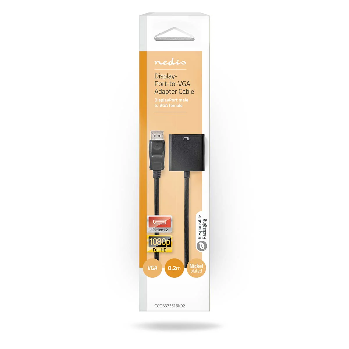 DisplayPort-Adapter DisplayPort Male - VGA Female 15p - 1080p - Image 3