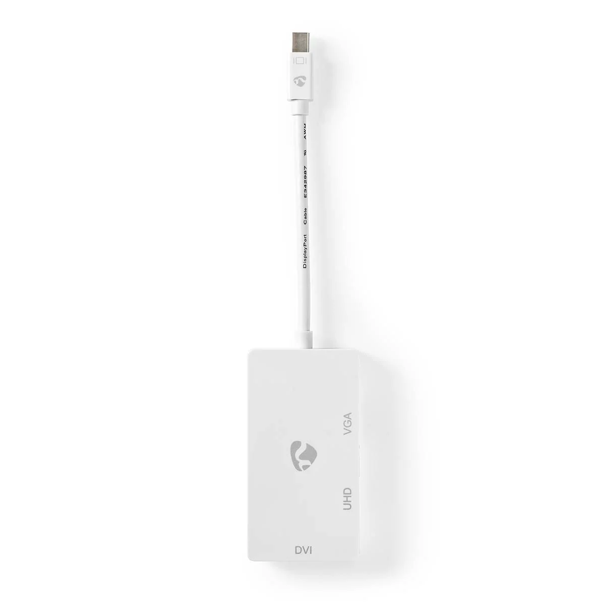 DisplayPort-Adapter Mini-DisplayPort Male - DVI-D 24+1-Pins Female / HDMI™ Output / VGA Female 15p - 4K@60Hz - Image 2