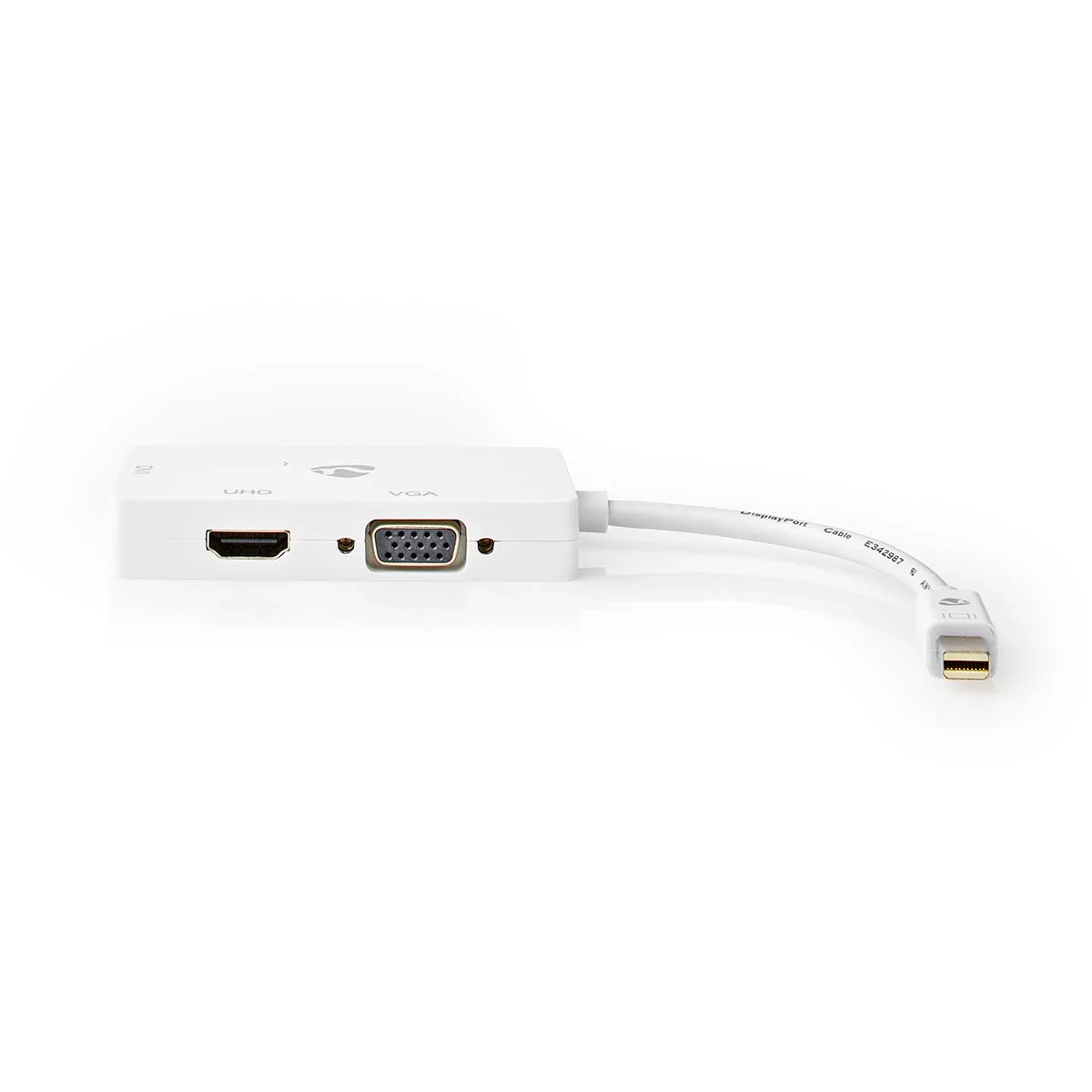 DisplayPort-Adapter Mini-DisplayPort Male - DVI-D 24+1-Pins Female / HDMI™ Output / VGA Female 15p - 4K@60Hz - Image 3