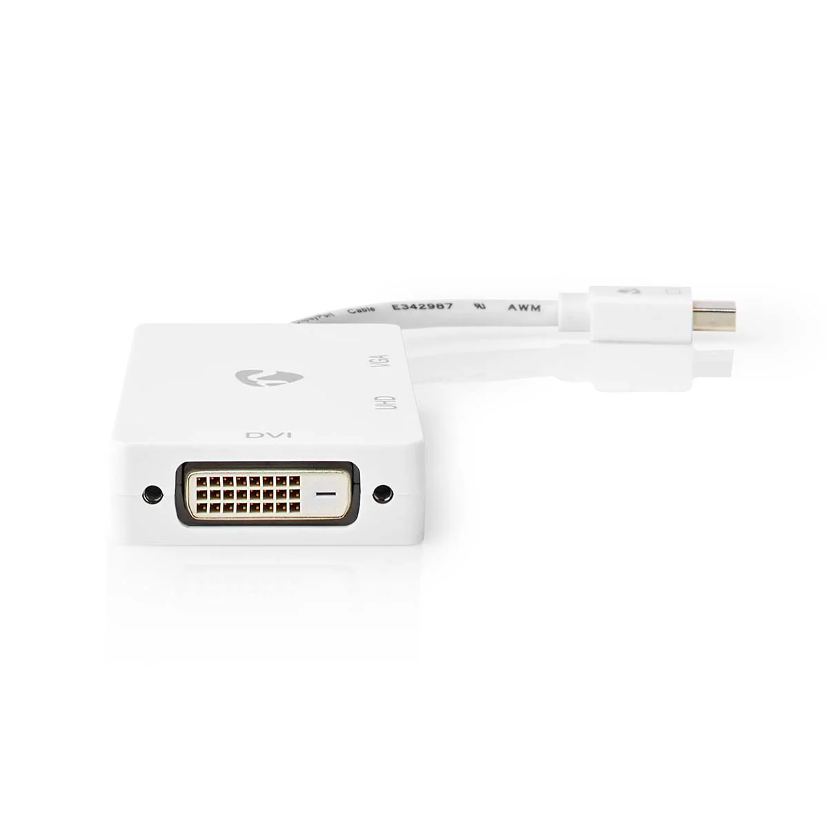 DisplayPort-Adapter Mini-DisplayPort Male - DVI-D 24+1-Pins Female / HDMI™ Output / VGA Female 15p - 4K@60Hz - Image 4