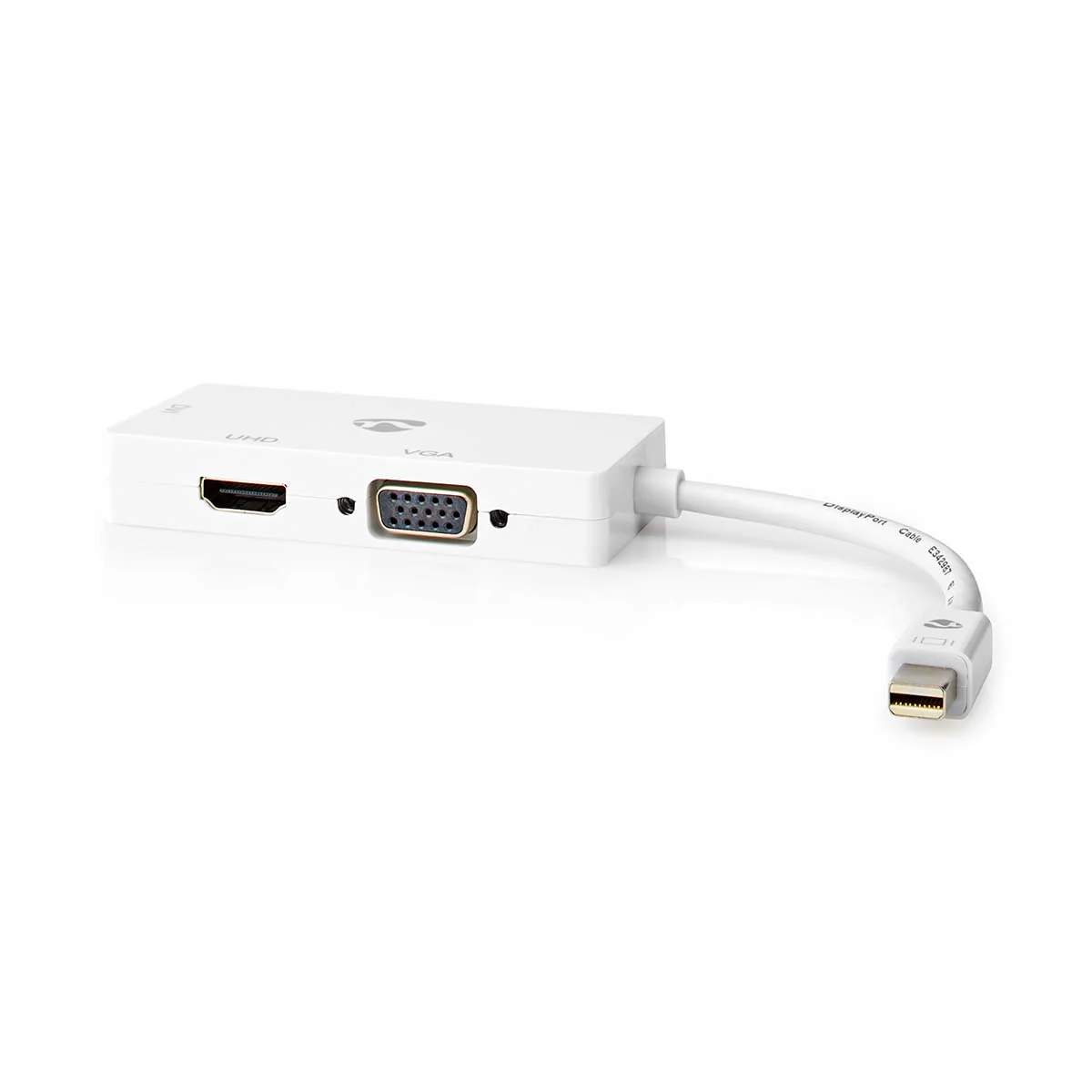 DisplayPort-Adapter Mini-DisplayPort Male - DVI-D 24+1-Pins Female / HDMI™ Output / VGA Female 15p - 4K@60Hz - Image 6