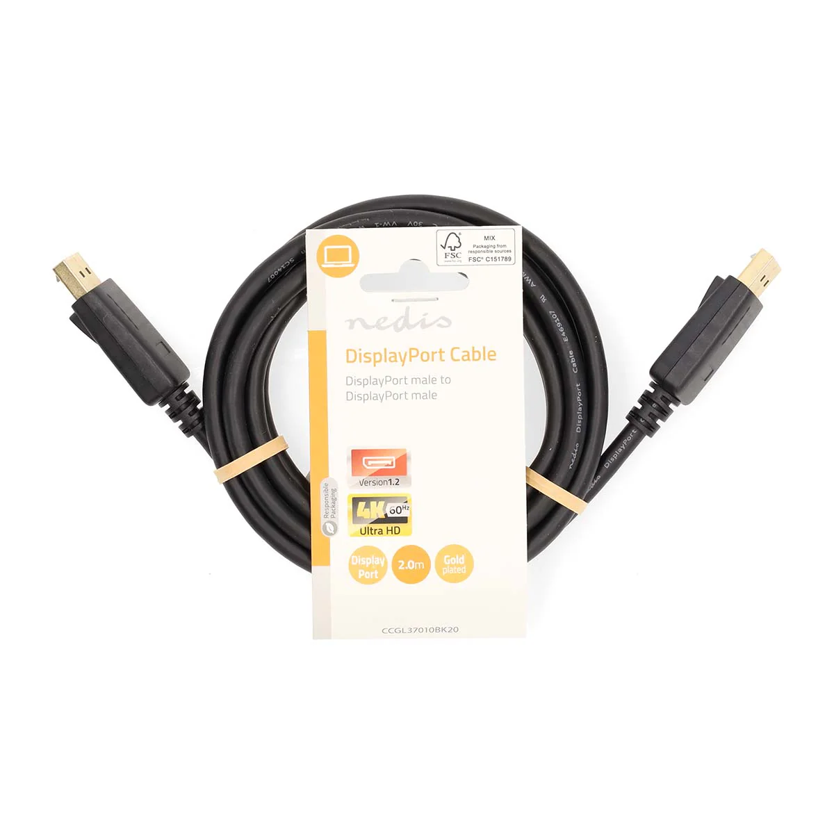 DisplayPort-Kabel DisplayPort Male - DisplayPort Male - 4K@60Hz - Image 3