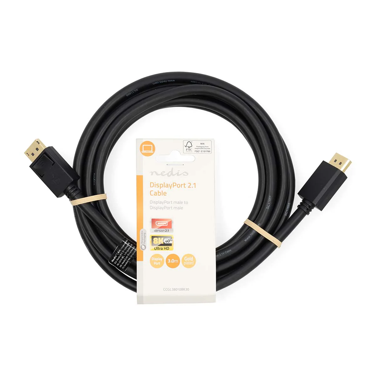 DisplayPort-Kabel DisplayPort Male - DisplayPort Male - 8K@60Hz - Image 4