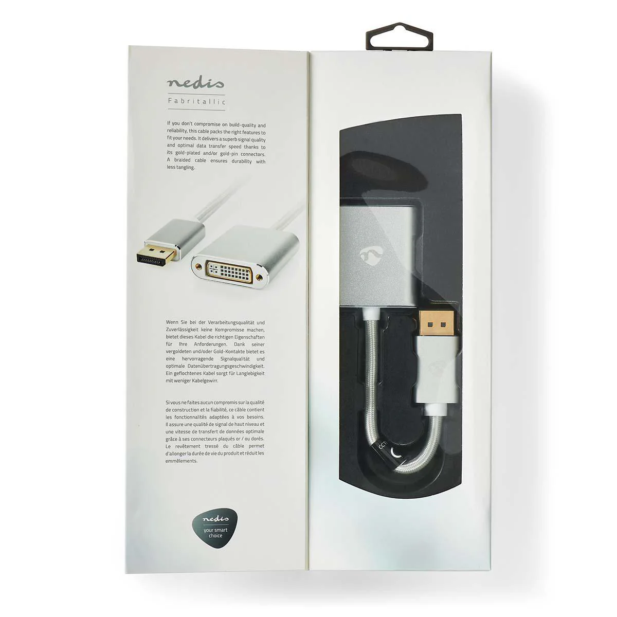 DisplayPort-Kabel DisplayPort Male - DVI-D 24+1-Pins Female - 1080p - Image 7