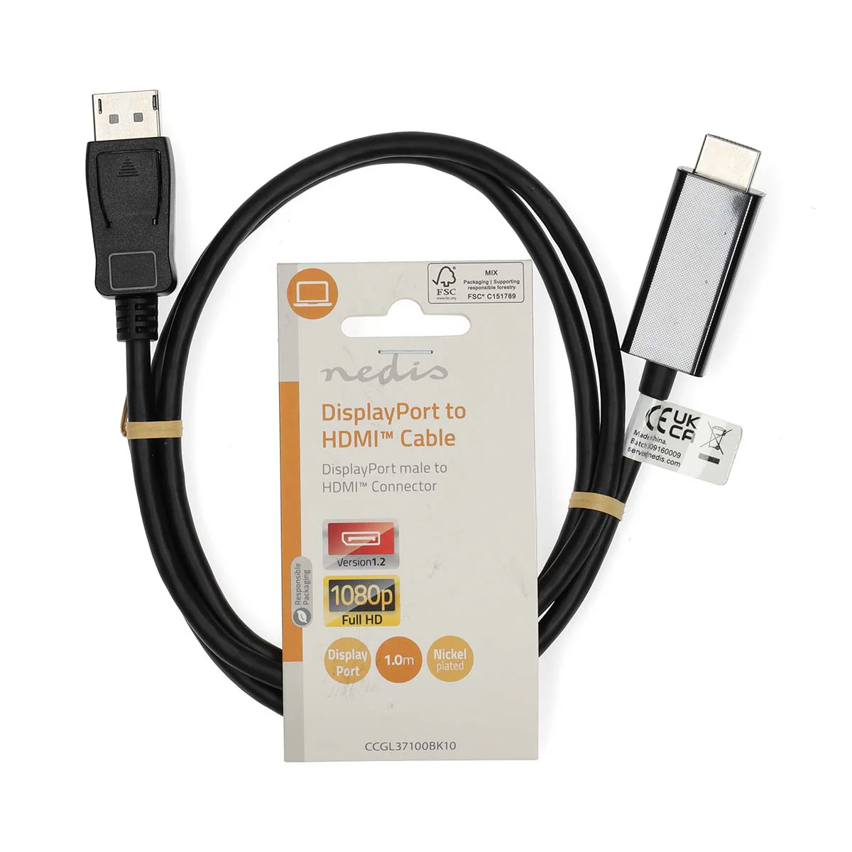 DisplayPort-Kabel DisplayPort Male - HDMI™ Connector - 1080p - Image 3