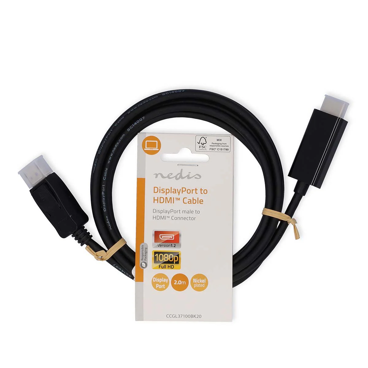 DisplayPort-Kabel DisplayPort Male - HDMI™ Connector - 1080p - Image 4