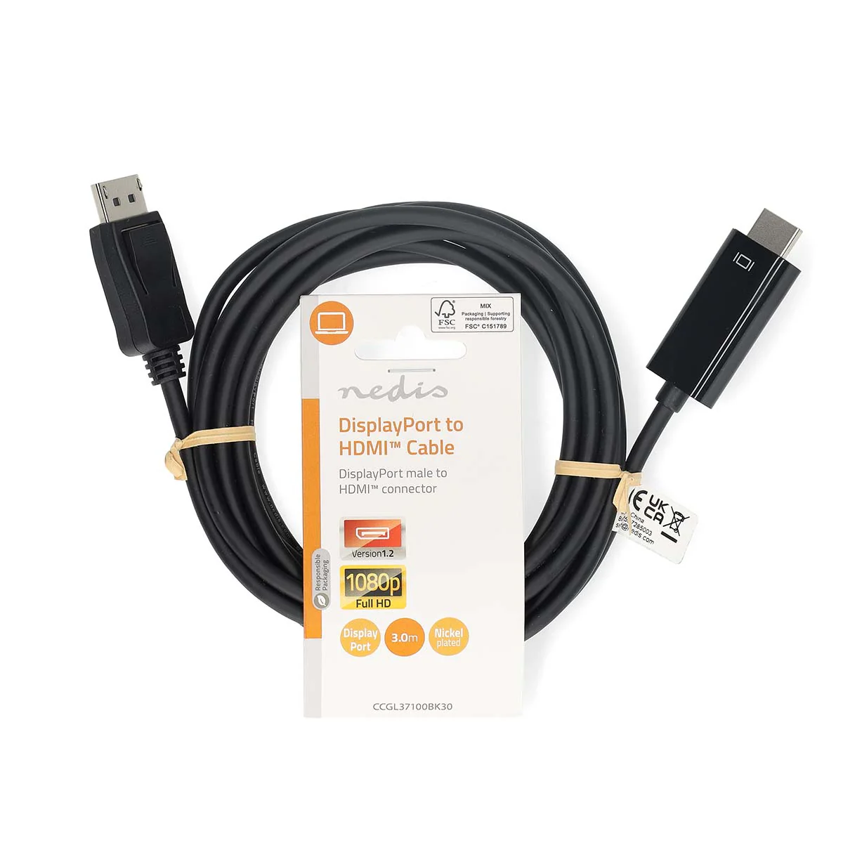 DisplayPort-Kabel DisplayPort Male - HDMI™ Connector - 1080p - Image 5