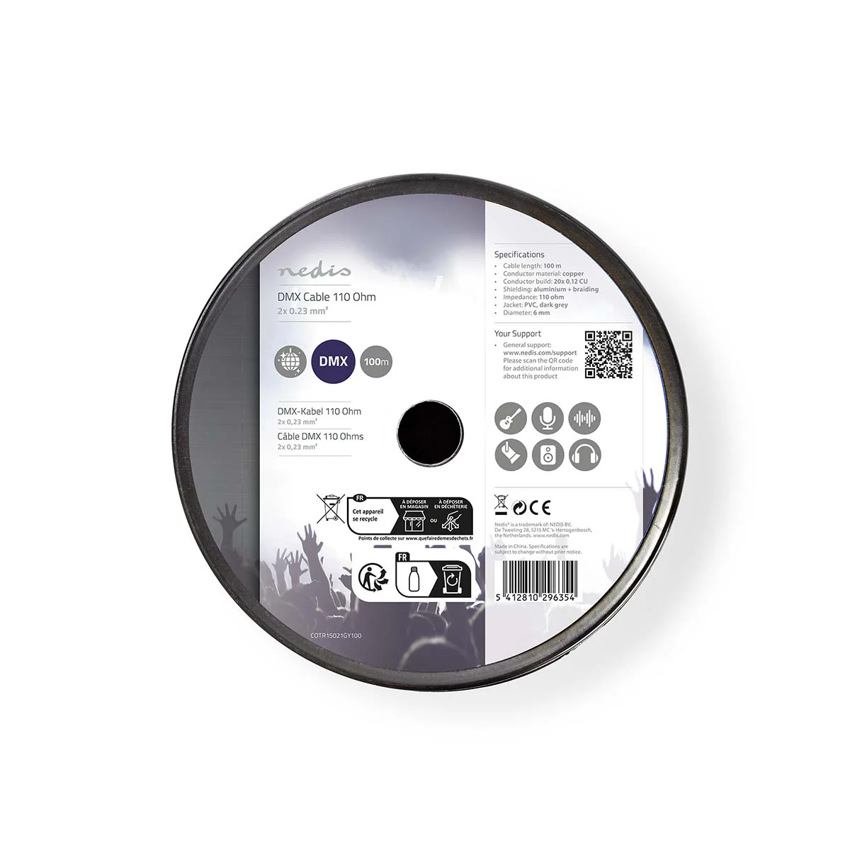 DMX-Kabel 110 Ohm - 20 x 0.12 mm - 100m - Image 3