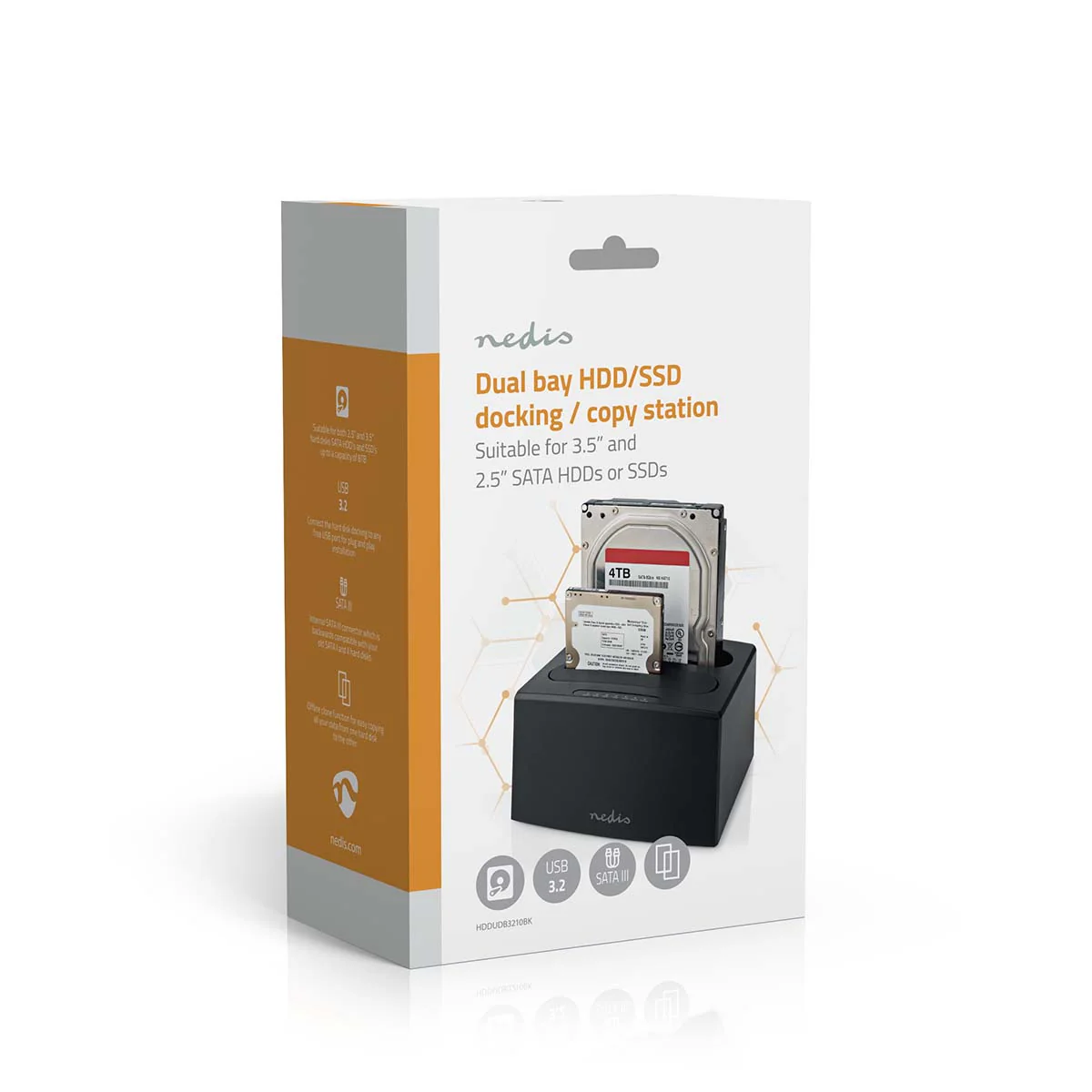 Docking Station voor Harde Schijf USB 3.2 Gen1 - USB Type-A - 2 Schijven - Image 10