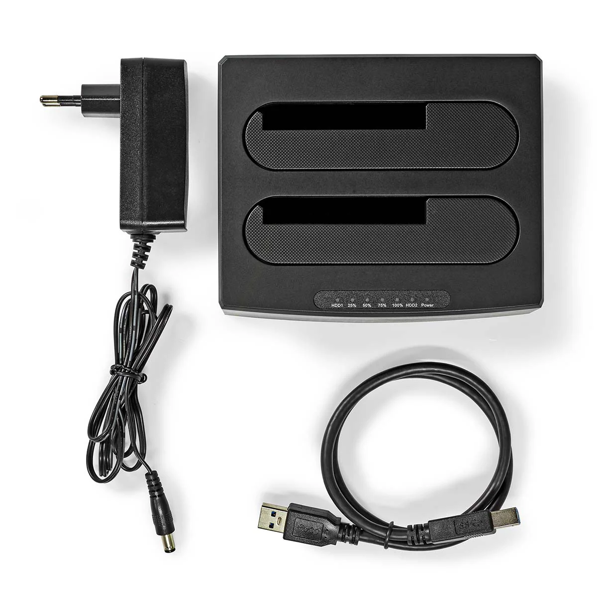 Docking Station voor Harde Schijf USB 3.2 Gen1 - USB Type-A - 2 Schijven - Image 11