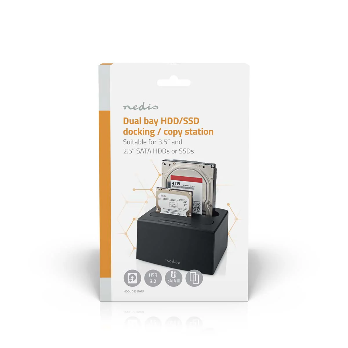 Docking Station voor Harde Schijf USB 3.2 Gen1 - USB Type-A - 2 Schijven - Image 8