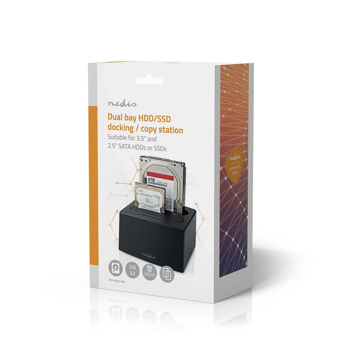 Docking Station voor Harde Schijf USB 3.2 Gen1 - USB Type-A - 2 Schijven - Image 9
