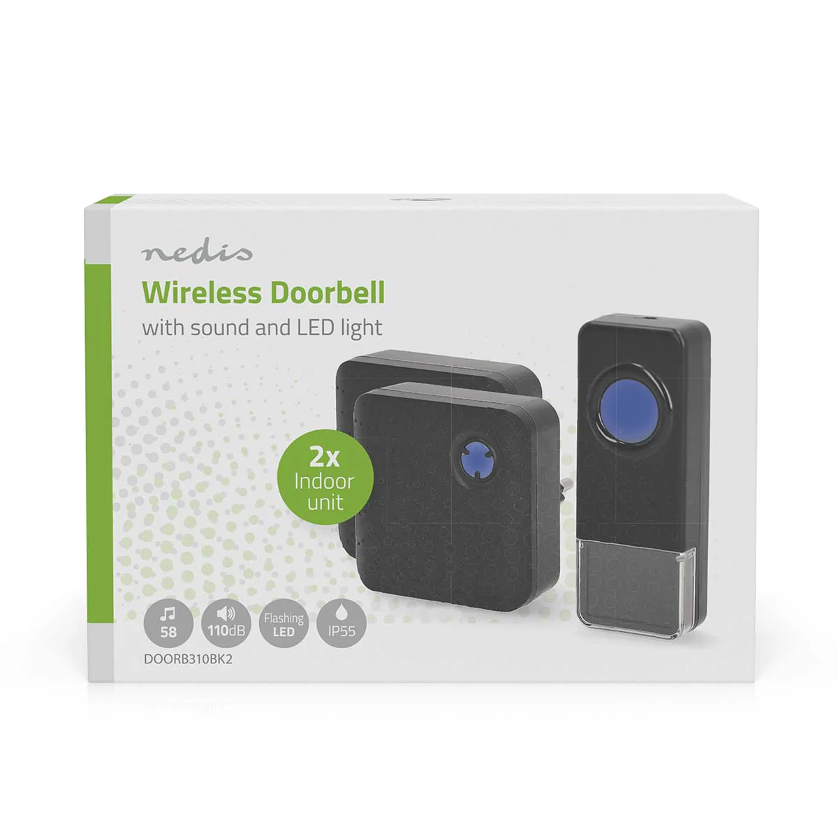 Draadloze Deurbelset Netvoeding - 100 - 240 V AC 50/60 Hz - 1x 23A 12V - Image 13
