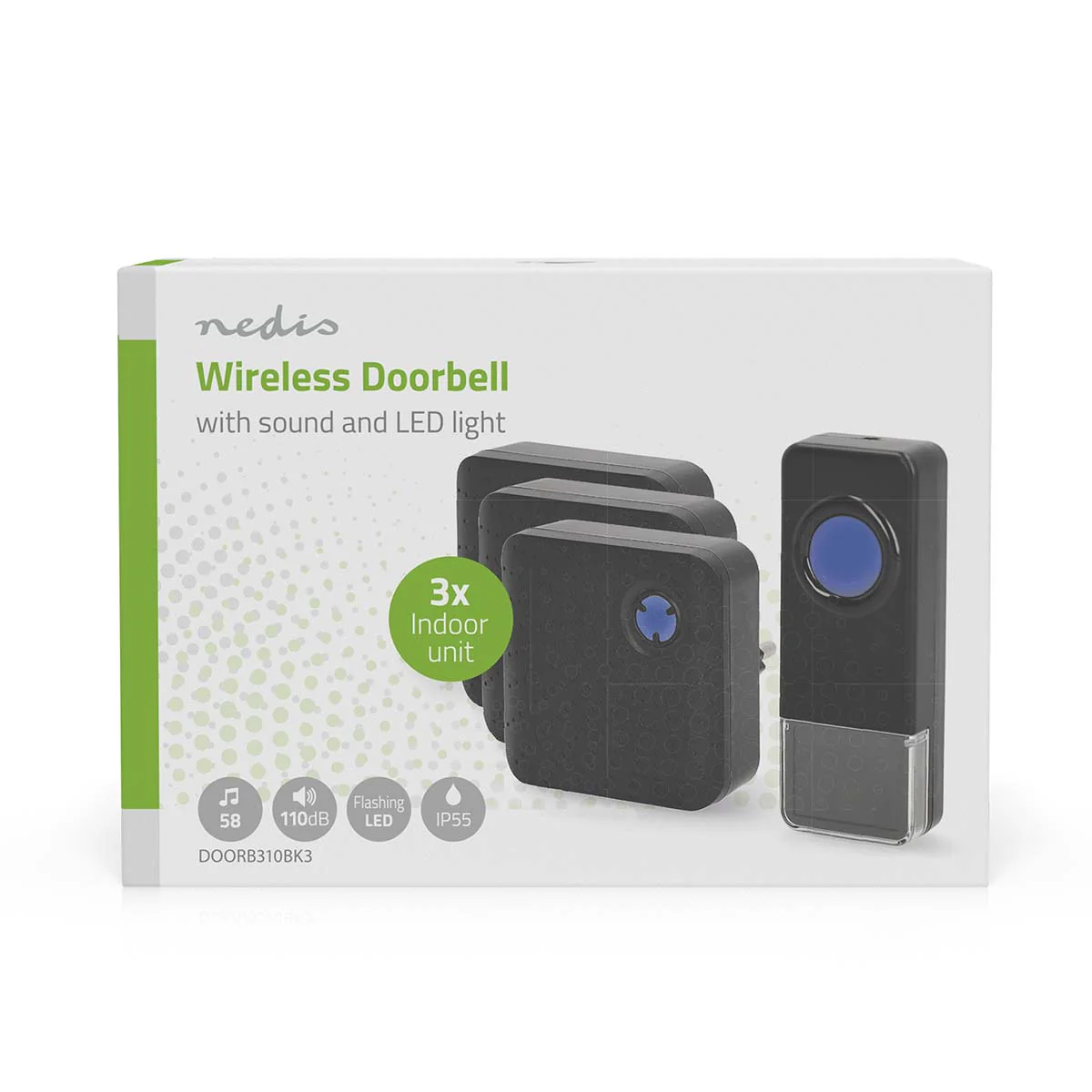Draadloze Deurbelset Netvoeding - 100 - 240 V AC 50/60 Hz - 1x 23A 12V - Image 14