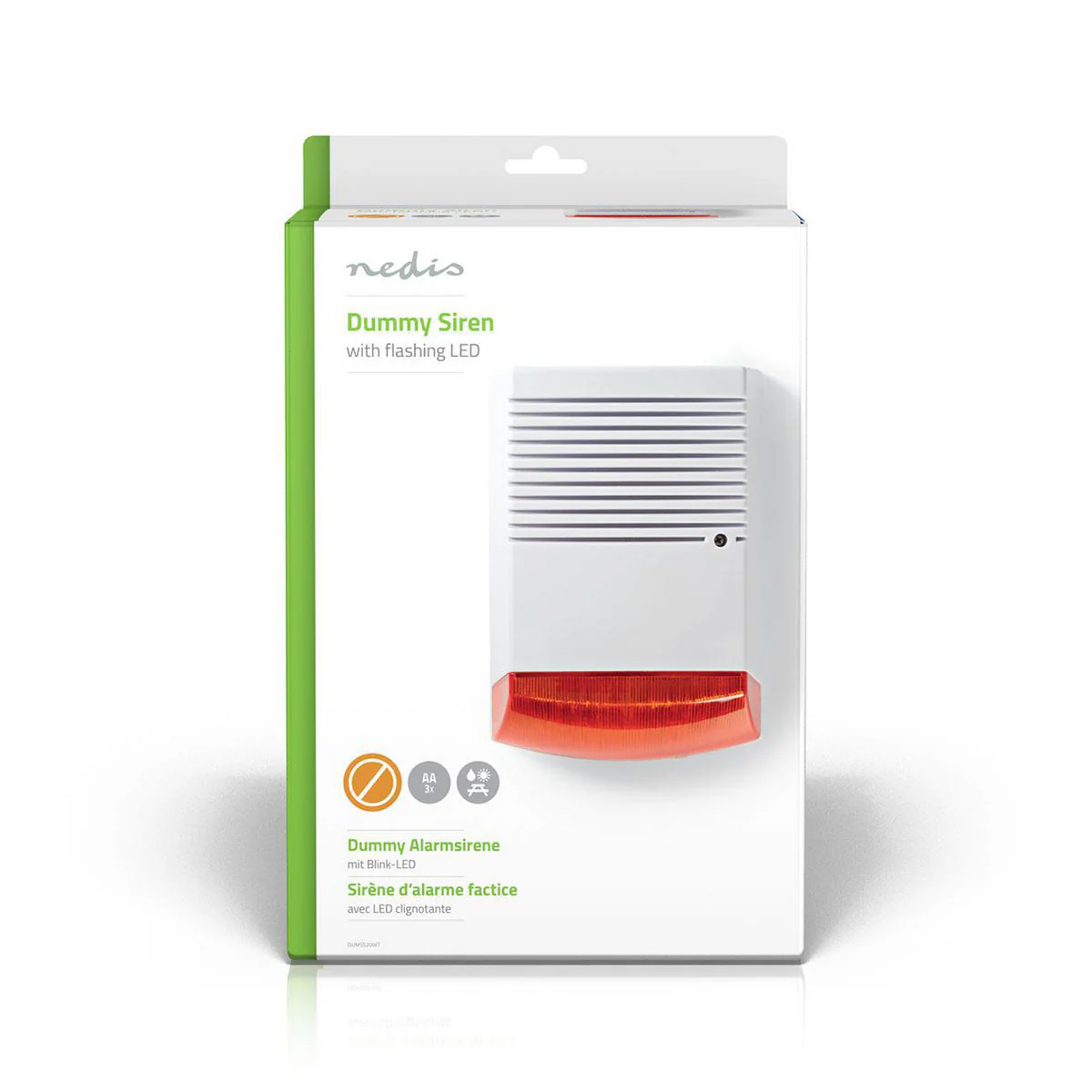 Dummy Beveiligingsalarm IP44 - Batterij Gevoed - Buiten - Image 3