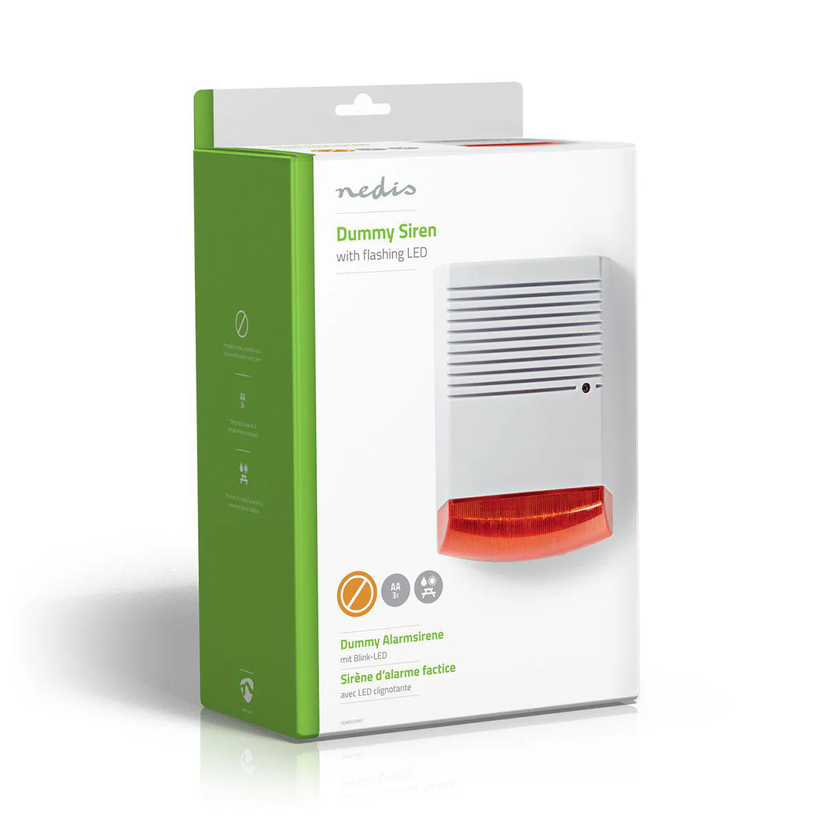 Dummy Beveiligingsalarm IP44 - Batterij Gevoed - Buiten - Image 5