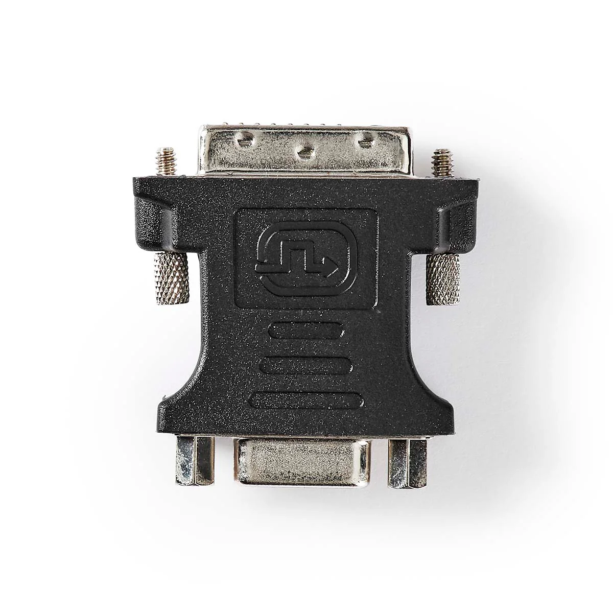 DVI-Adapter DVI-I 24+5-Pin Male - VGA Female 15p - Vernikkeld