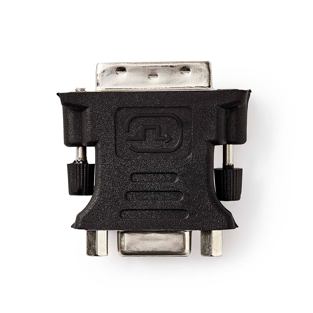 DVI-Adapter DVI-I 24+5-Pin Male - VGA Female 15p - Vernikkeld