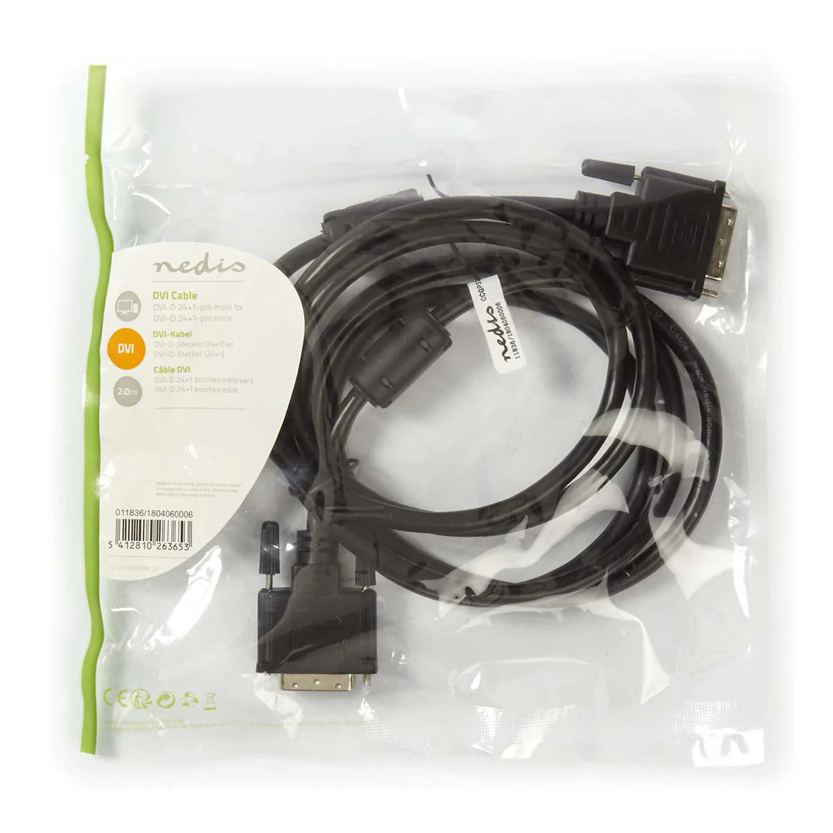 DVI-Kabel DVI-D 24+1-Pins Male - DVI-D 24+1-Pins Male - 1080p - Image 3