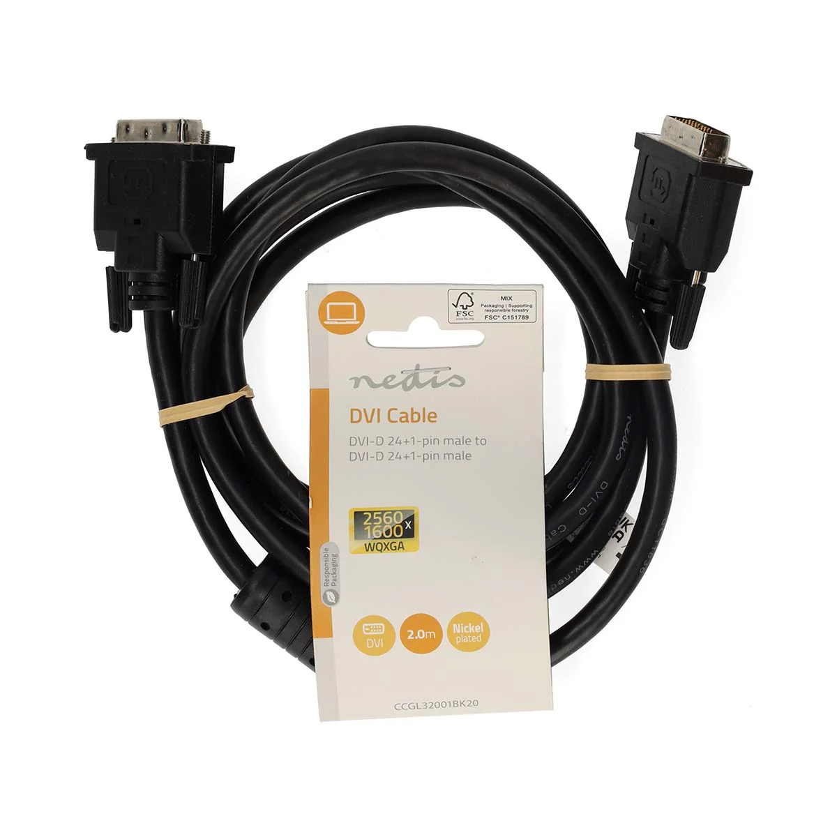 DVI-Kabel DVI-D 24+1-Pins Male - DVI-D 24+1-Pins Male - 2560x1600 - Image 3