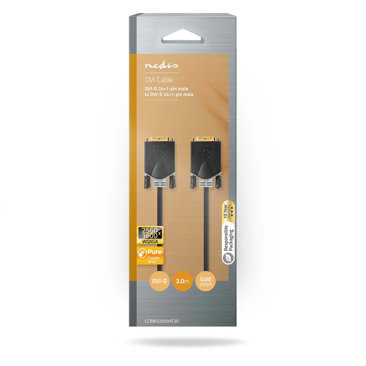 DVI-Kabel DVI-D 24+1-Pins Male - DVI-D 24+1-Pins Male - 2560x1600 - Image 4
